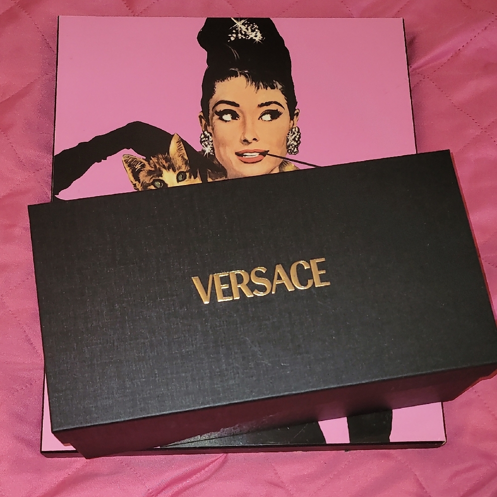 Versace Black and Pink Gift Box